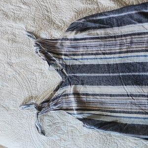 A New Day striped linen tank